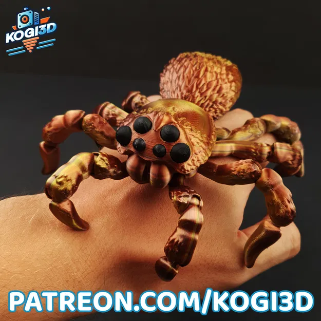 Mô hình Nhện Tarantula Khớp Nối (Articulated Tarantula) - Image 3