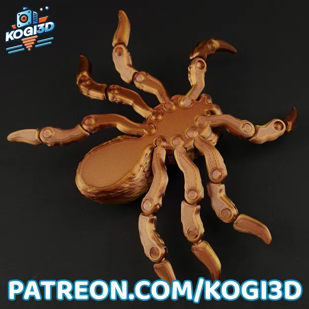 Mô hình Nhện Tarantula Khớp Nối (Articulated Tarantula) - Image 6