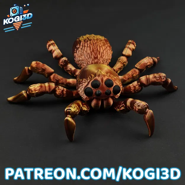 Mô hình Nhện Tarantula Khớp Nối (Articulated Tarantula) - Image 9