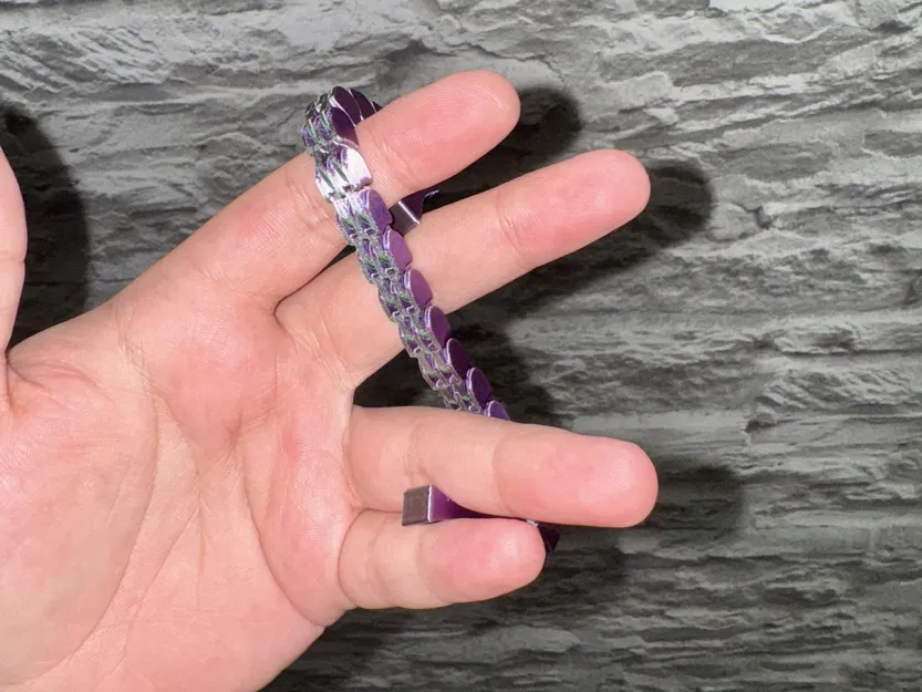 Fidget Chain – Đồ chơi để bàn dạng xích khớp nối, in nguyên khối (Print-in-Place) - Image 7