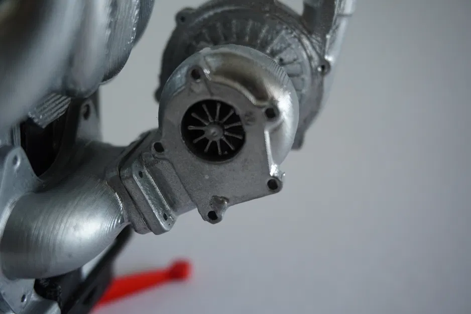 Mô hình động cơ Mazda RX-7 13B REW 1/8 in 3D hoạt động thực tế - Image 12