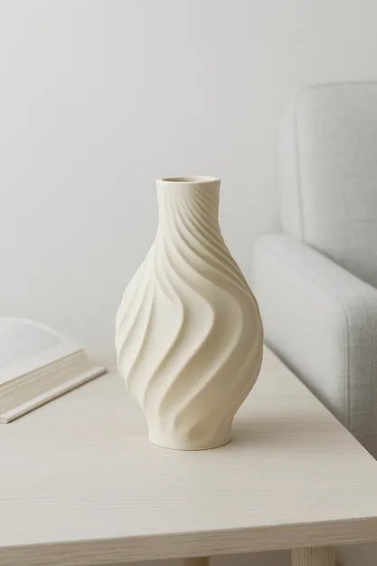 Bình hoa Spiral Breeze – Thiết kế xoắn ốc tinh tế - Image 1