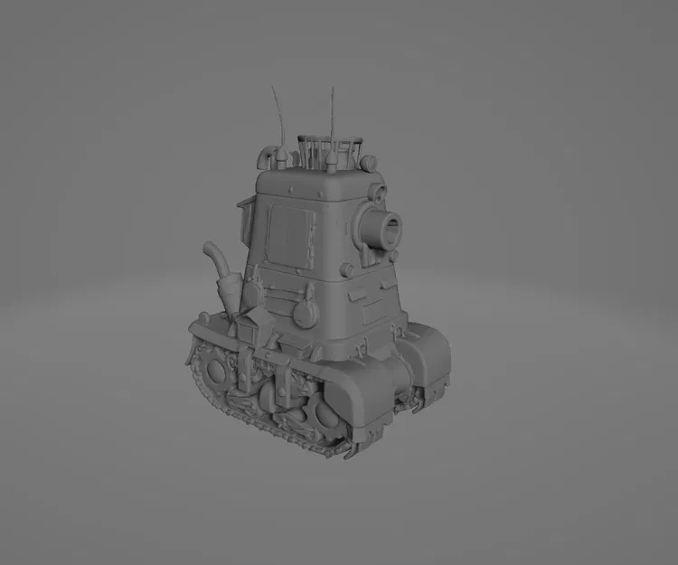 Mô hình xe tăng Metal Slug Rebel Army chi tiết cho in 3D - Image 4