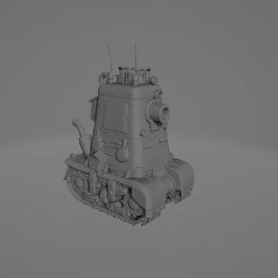 Mô hình xe tăng Metal Slug Rebel Army chi tiết cho in 3D