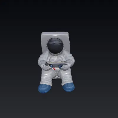 Giá đỡ điện thoại phi hành gia 3D - Mẫu trang trí bàn làm việc độc đáo