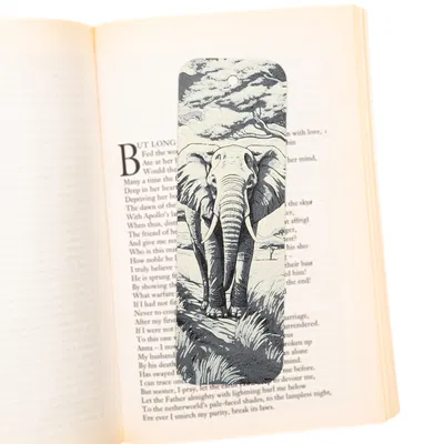 Bộ kẹp sách hình động vật hoang dã Savanna