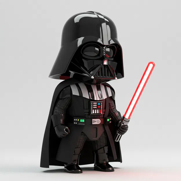 Mô hình 3D mini Darth Vader chibi siêu đáng yêu cho fan Star Wars - Image 1