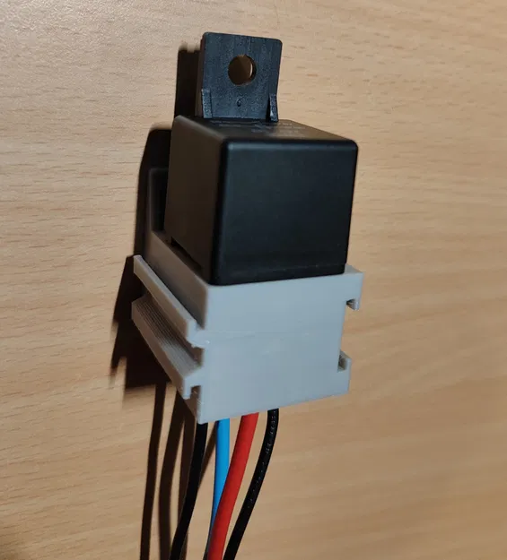 Đế gắn relay ô tô 5 chân (Relay Base Holder) in 3D tiện dụng - Image 2