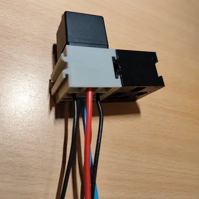 Đế gắn relay ô tô 5 chân (Relay Base Holder) in 3D tiện dụng