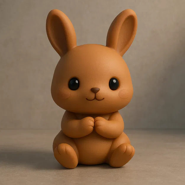 Mô hình Thỏ con đáng yêu - Đồ chơi 3D phong cách Kawaii - Image 1