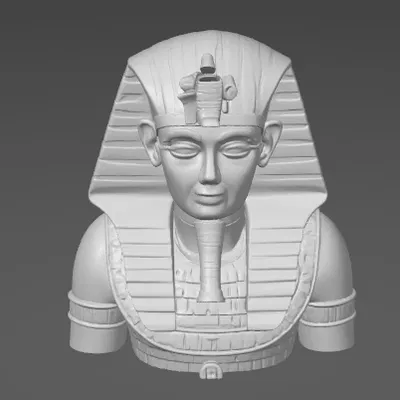 Mô hình 3D Pharaon Tutankhamun