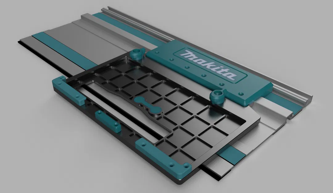 Bộ chuyển đổi (Adapter) thanh ray dẫn hướng cho cưa đĩa Makita DSS501 - Image 1