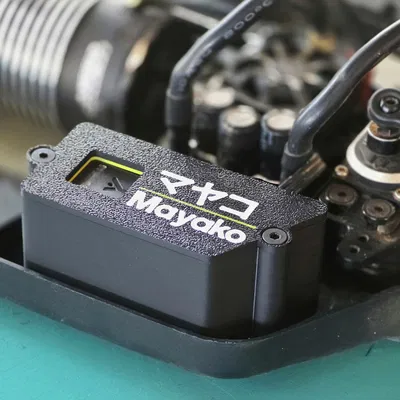 Hộp đựng thiết bị điện cho Mayako MX8E E-buggy kèm đế gắn Transponder và Anten