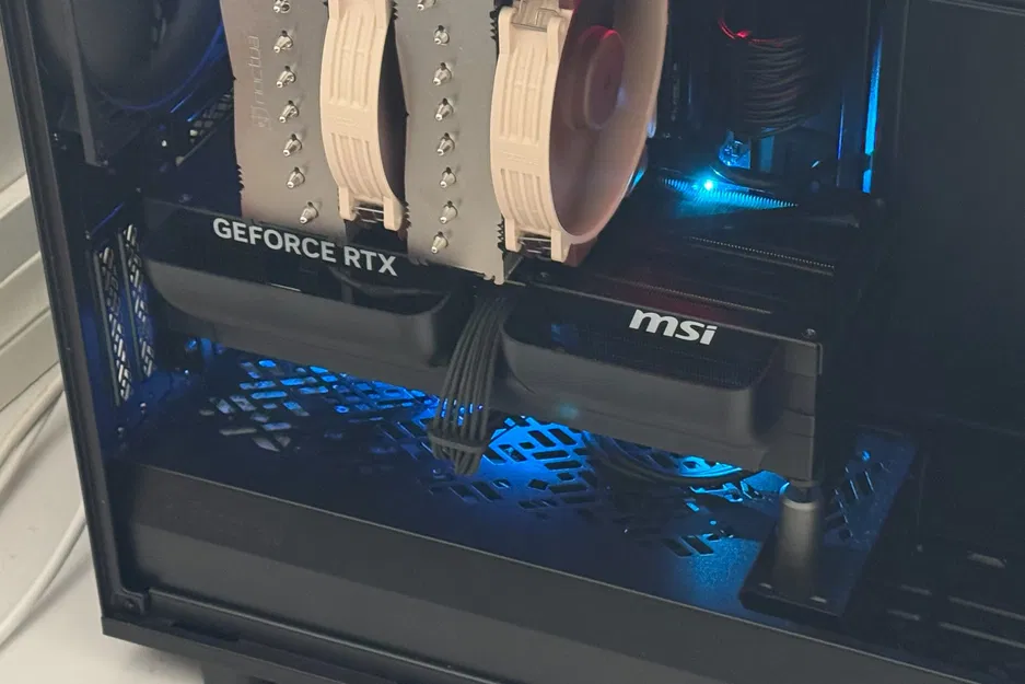 MSI RTX 5090 Ventus 3X Deshroud - Bộ khung gắn quạt Noctua - Image 4
