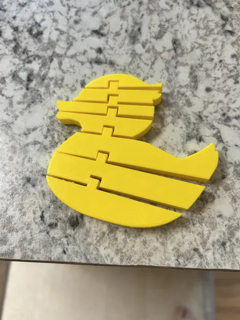 Mô hình chú vịt Flexi Duck khớp nối linh hoạt in 3D - Image 1
