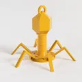 Mô hình đồ chơi để bàn/móc khóa Bacteriophage có khớp nối - Thumbnail 2