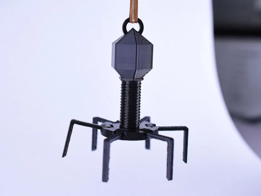 Mô hình đồ chơi để bàn/móc khóa Bacteriophage có khớp nối - Image 3