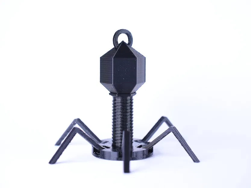 Mô hình đồ chơi để bàn/móc khóa Bacteriophage có khớp nối - Image 4