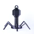 Mô hình đồ chơi để bàn/móc khóa Bacteriophage có khớp nối - Thumbnail 4