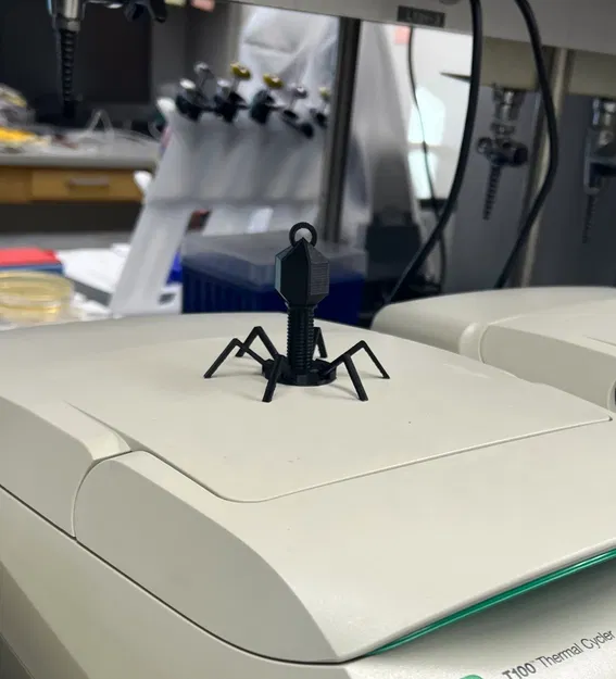 Mô hình đồ chơi để bàn/móc khóa Bacteriophage có khớp nối - Image 6