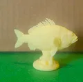 Mô hình trang trí hình cá phong cách khắc gỗ (Fish Trophy) 3D - Thumbnail 2