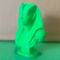 Mô hình tượng Pharaoh Ai Cập 12cm dùng trang trí 3D Printing - Thumbnail 2