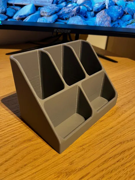 Khay Đựng Đồ Để Bàn 5 Ngăn Gọn Gàng - Tự In 3D Đơn Giản - Image 1