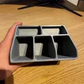Khay Đựng Đồ Để Bàn 5 Ngăn Gọn Gàng - Tự In 3D Đơn Giản - Thumbnail 3