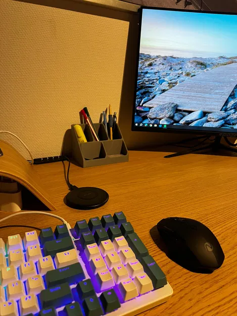 Khay Đựng Đồ Để Bàn 5 Ngăn Gọn Gàng - Tự In 3D Đơn Giản - Image 4