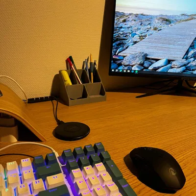 Khay Đựng Đồ Để Bàn 5 Ngăn Gọn Gàng - Tự In 3D Đơn Giản