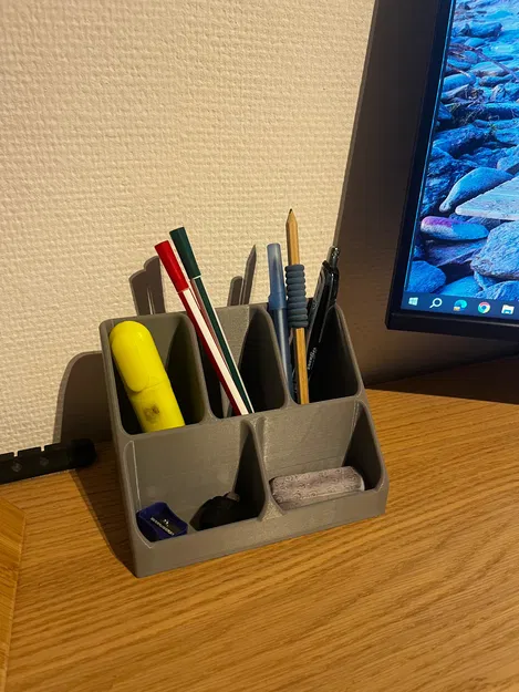 Khay Đựng Đồ Để Bàn 5 Ngăn Gọn Gàng - Tự In 3D Đơn Giản - Image 5