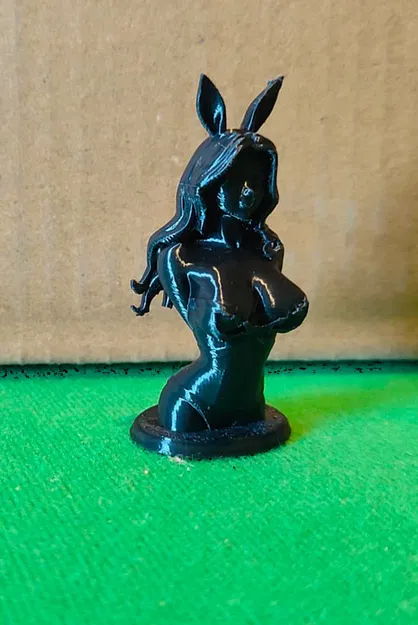Mô hình tượng cô gái tai thỏ 12cm (Bunny Girl Bust) - File in 3D nghệ thuật - Image 2