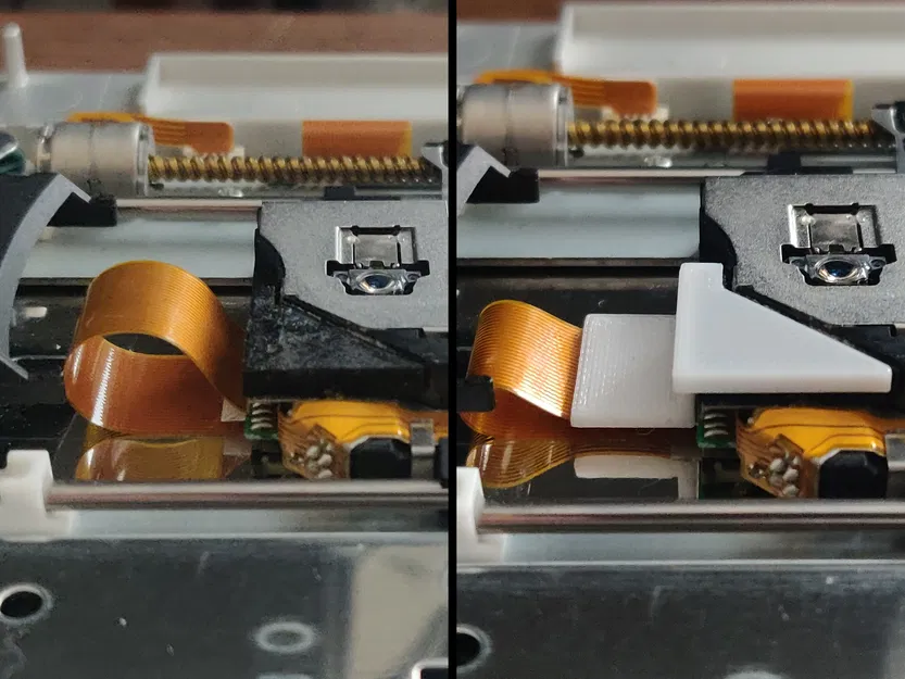 Tấm chắn đĩa PS2 Slim (Bộ cố định cáp ribbon mắt đọc) - Image 6