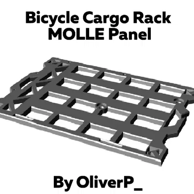 Tấm MOLLE Gắn Bagac Xe Đạp (Bicycle Cargo Rack MOLLE Panel)