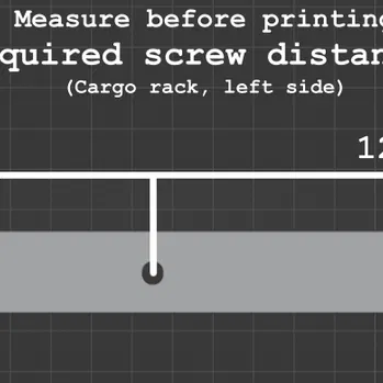 Tấm MOLLE Gắn Bagac Xe Đạp (Bicycle Cargo Rack MOLLE Panel)
