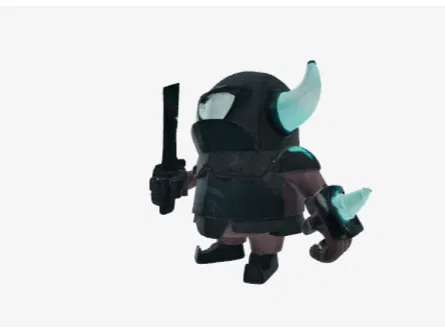 Mô hình 3D mini P.E.K.K.A Clash Royale độc đáo cho game thủ - Image 1