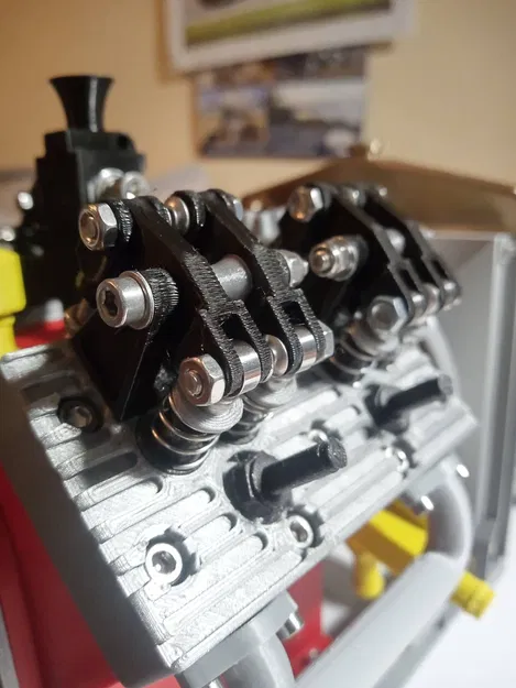 Mô hình động cơ Howell V-four vận hành được - Image 6