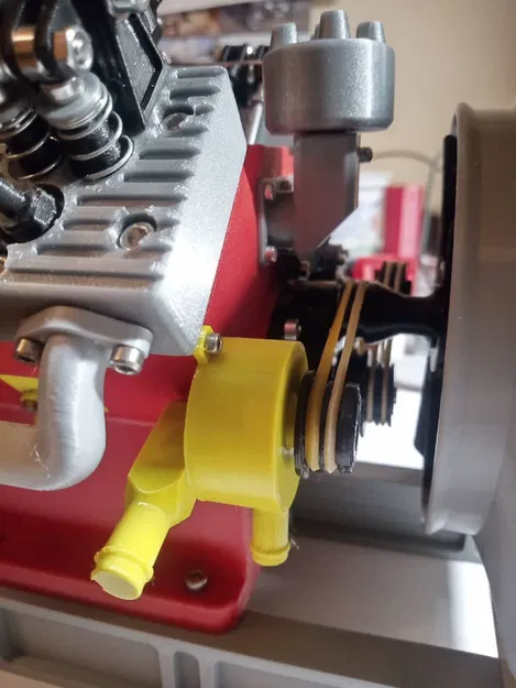 Mô hình động cơ Howell V-four vận hành được - Image 12