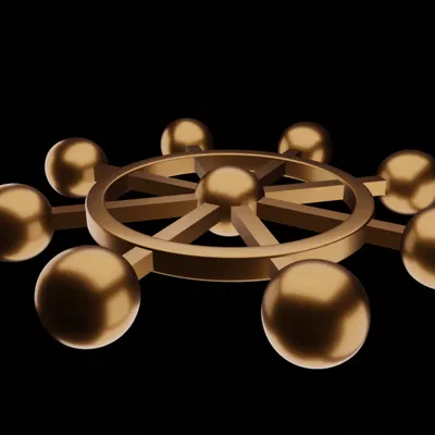 Mô hình 3D Bánh xe Mahoraga (Mahoraga Wheel) - Jujutsu Kaisen