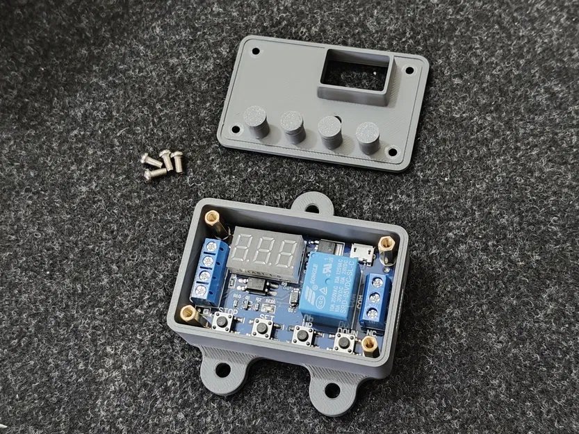 Hộp bảo vệ in 3D cho module hẹn giờ HCW-M421 chắc chắn - Image 1