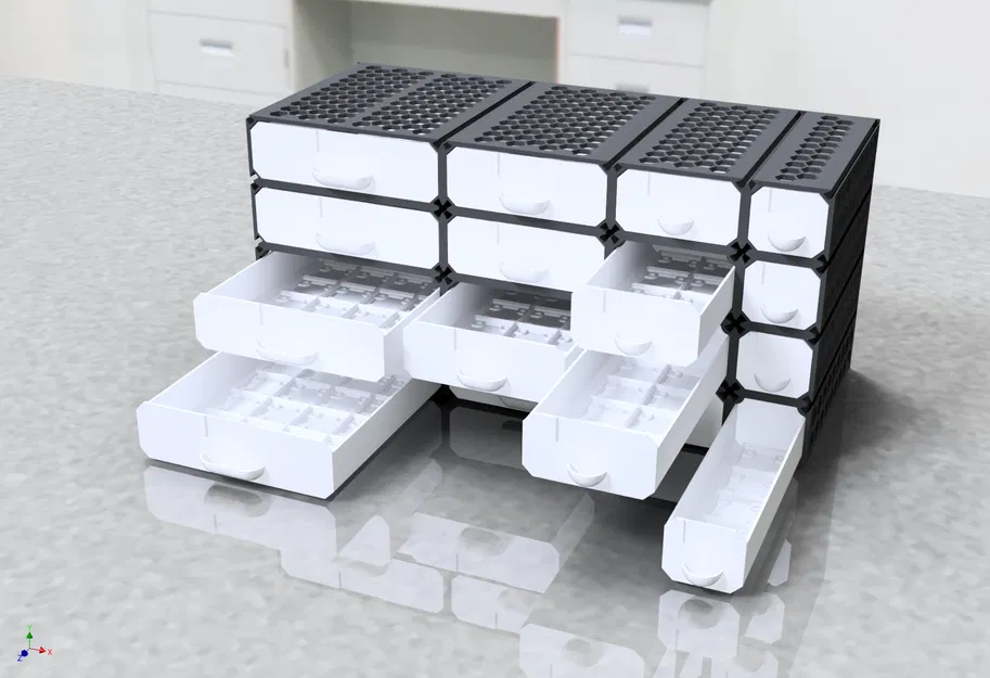 Ngăn kéo Gridfinity dạng module đã cải tiến - Image 1