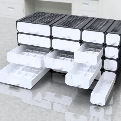 Ngăn kéo Gridfinity dạng module đã cải tiến