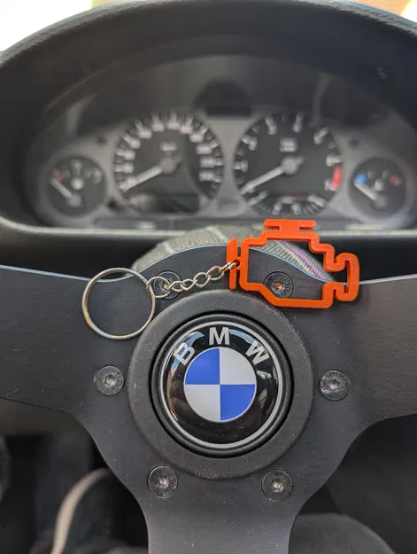 Móc khóa Check Engine - Đèn báo lỗi động cơ - Image 1