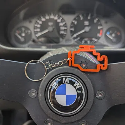 Móc khóa Check Engine - Đèn báo lỗi động cơ