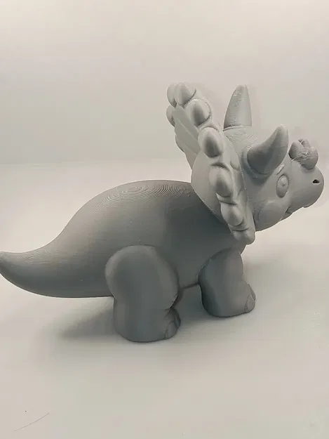 TriceraChou – Chú khủng long siêu đáng yêu để in 3D - Image 1