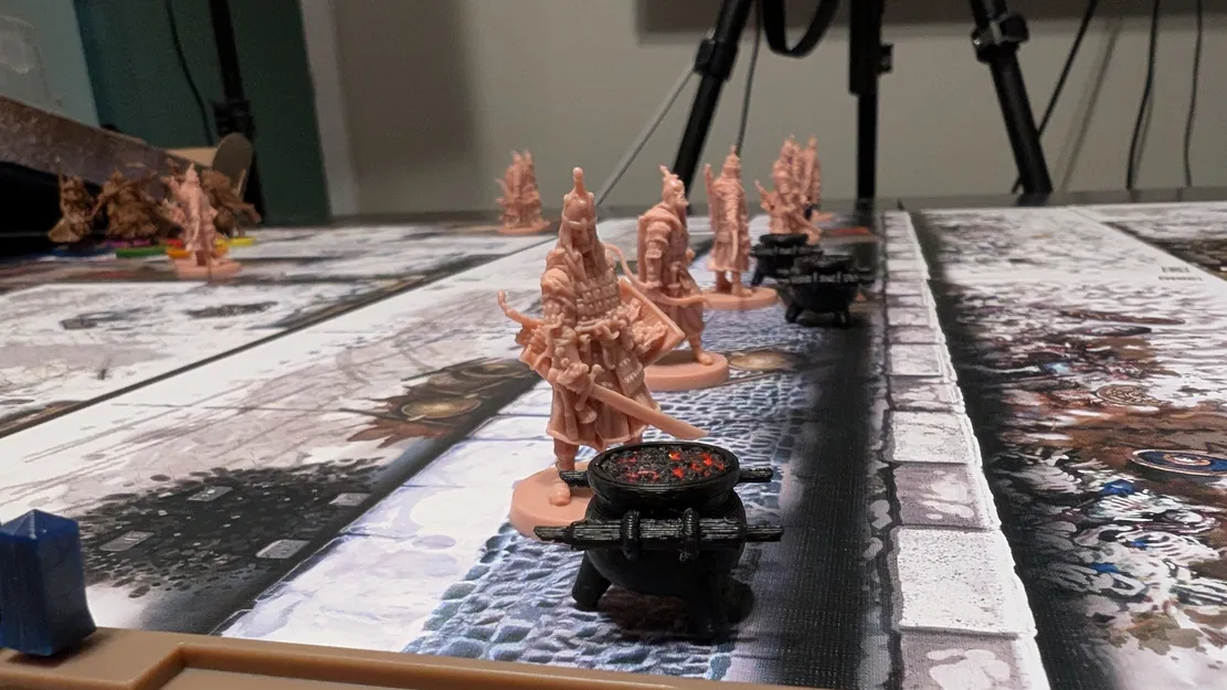 Mô hình vạc lửa Zombicide White Death - Tách rời linh hoạt - Image 1