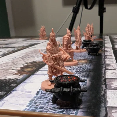 Mô hình vạc lửa Zombicide White Death - Tách rời linh hoạt