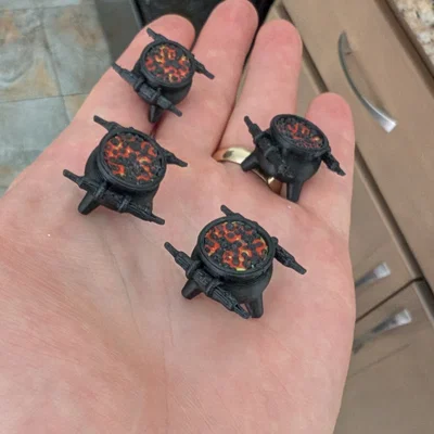 Mô hình vạc lửa Zombicide White Death - Tách rời linh hoạt