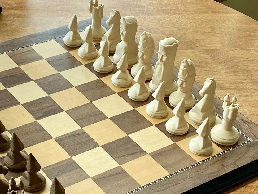 Bộ Cờ Vua Chạm Khắc Thủ Công - Image 1