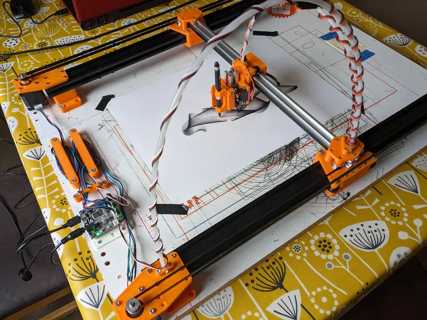ExtruH Pen Plotter - Máy vẽ thiết kế bằng OpenSCAD - Image 1